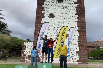  Sandra Moreno, la teldense que devora kilómetros/TA.